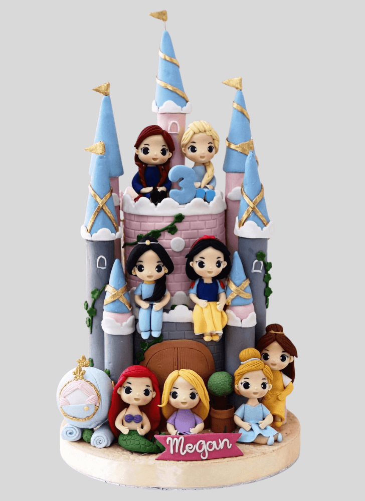 Angelic Castle Cake