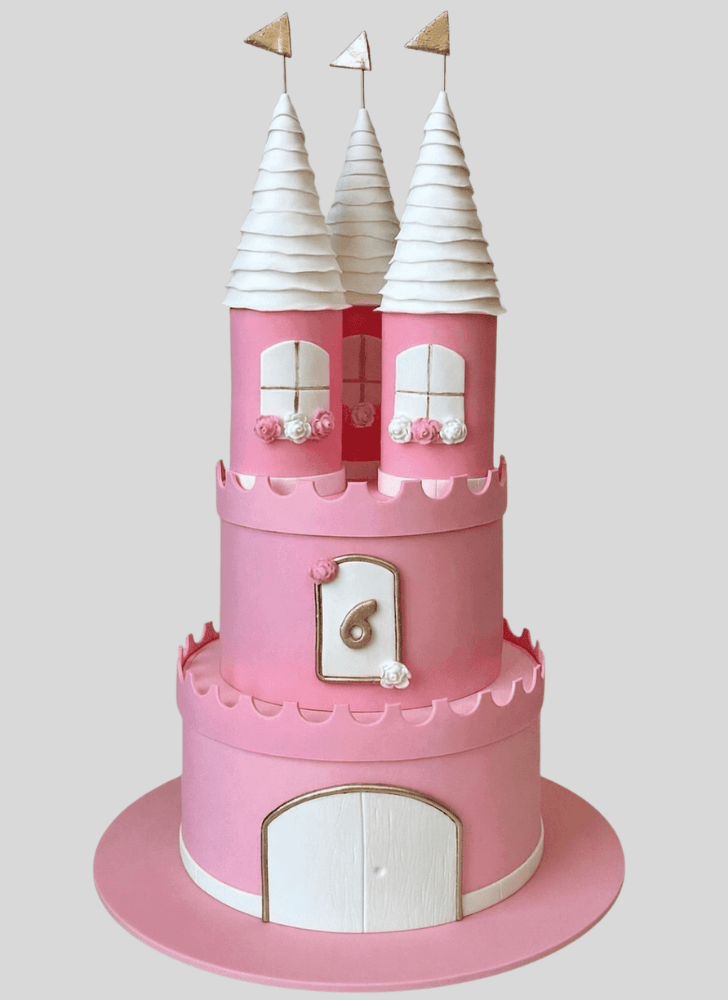 Appealing Castle Cake
