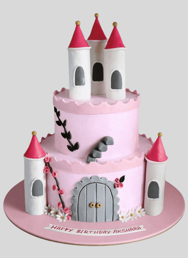 Cute Castle Cake