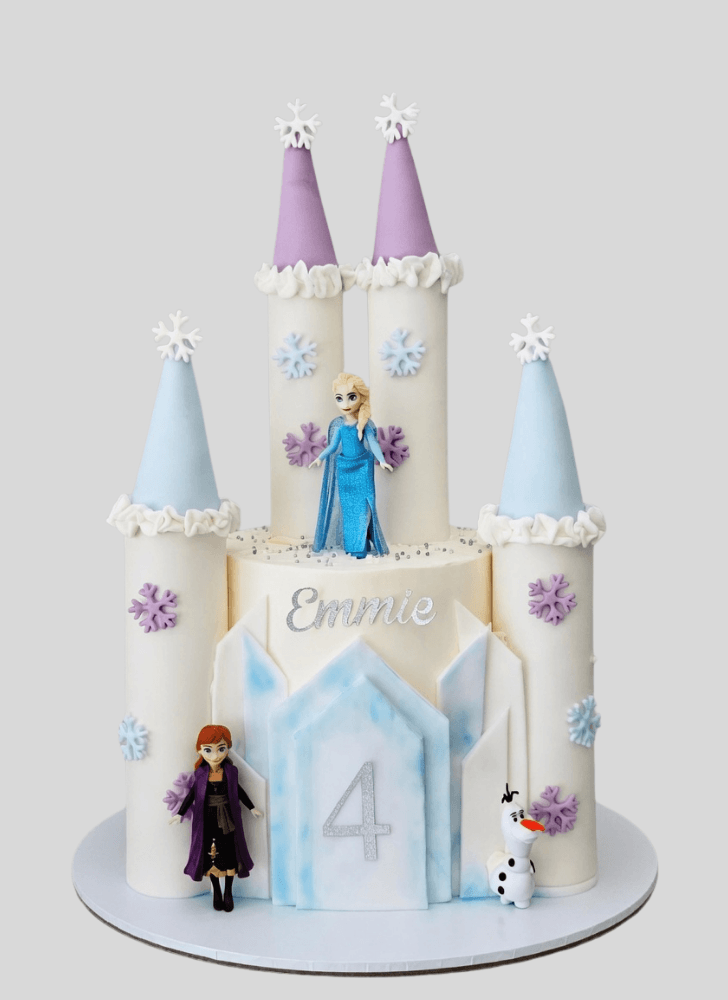 Dazzling Castle Cake