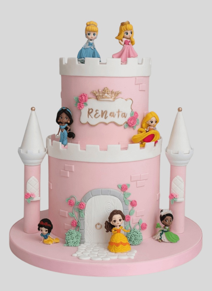 Elegant Castle Cake