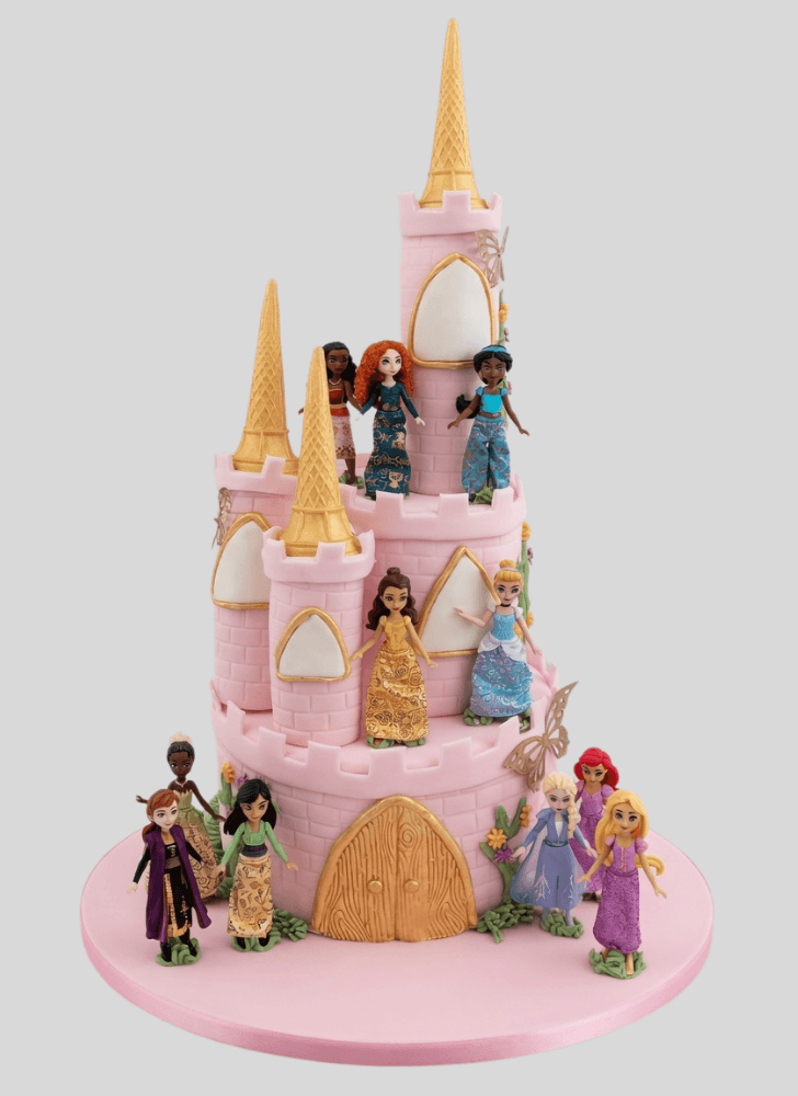 Enthralling Castle Cake