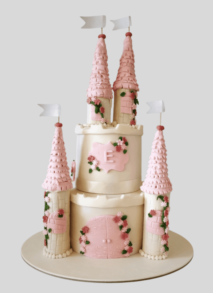 Pretty Castle Cake