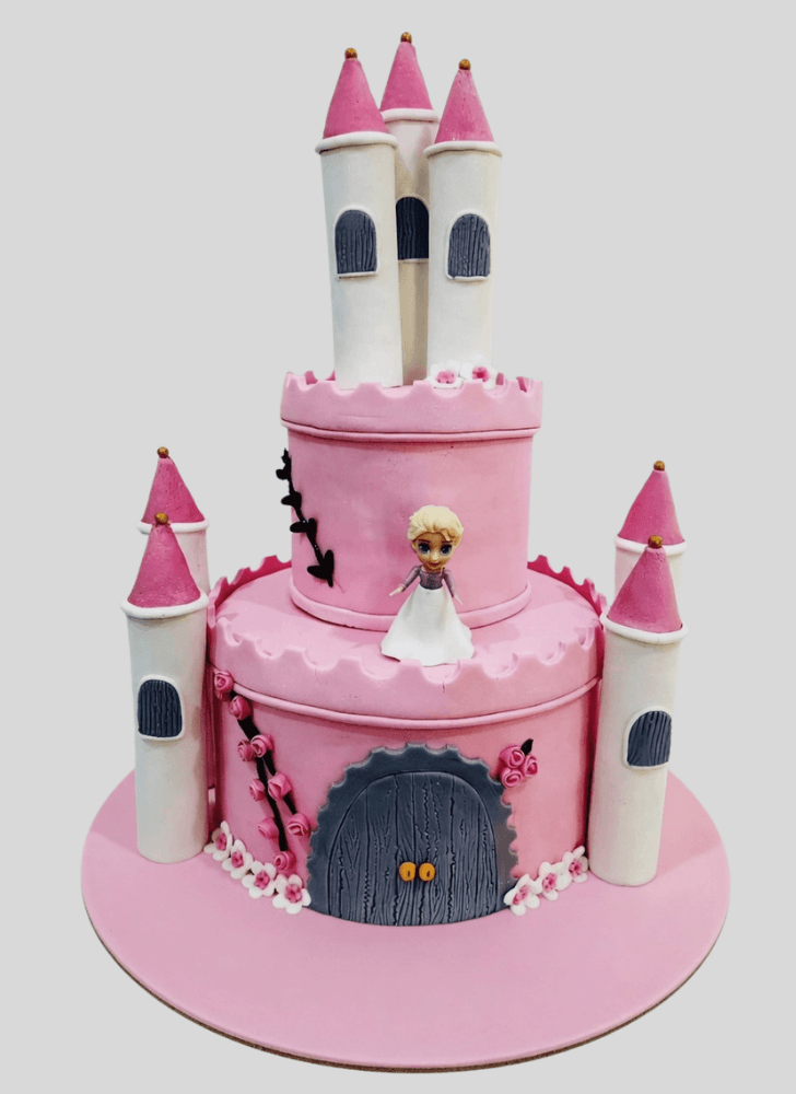 Radiant Castle Cake