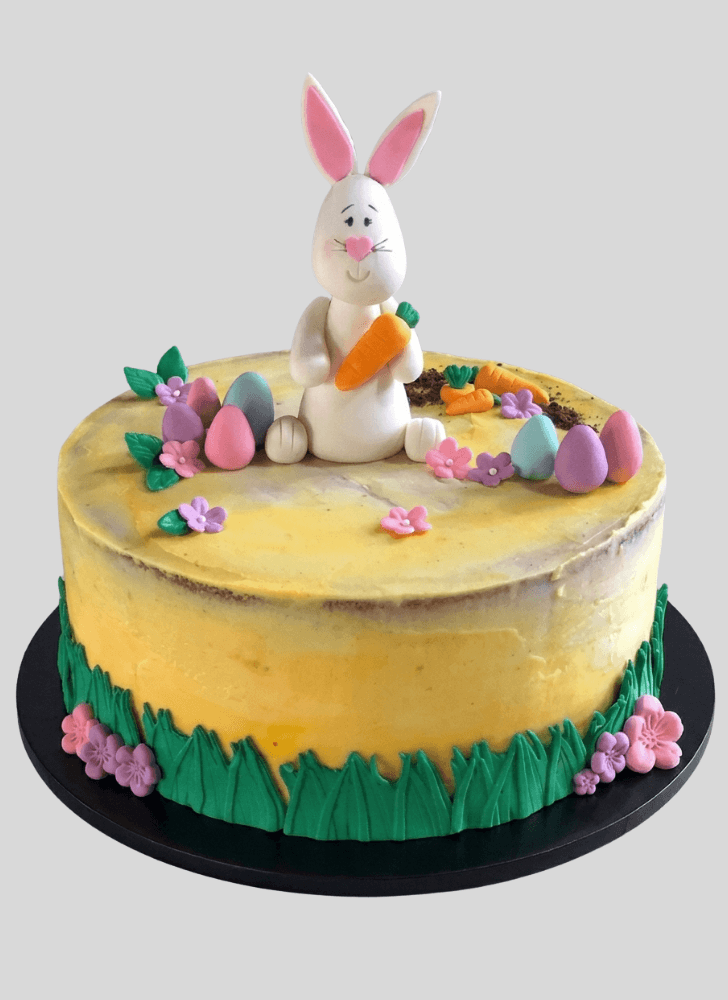 Classy Easter Bunny Cake
