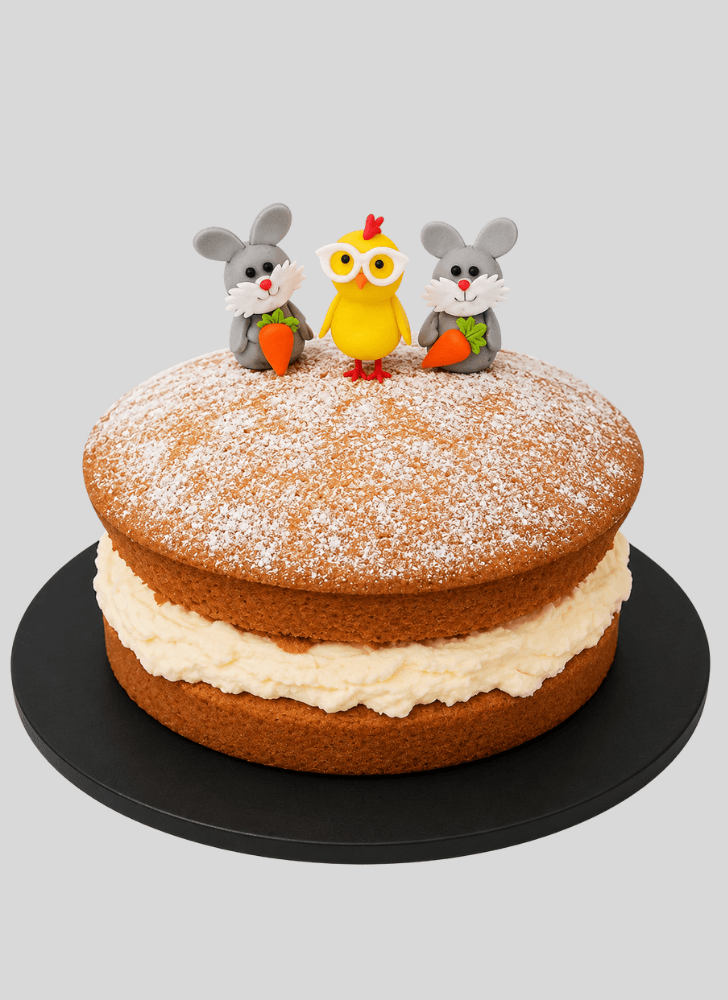 Fetching Easter Bunny Cake