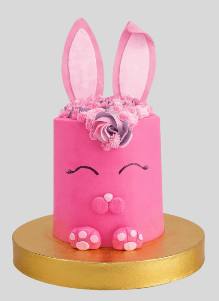 Graceful Easter Bunny Cake