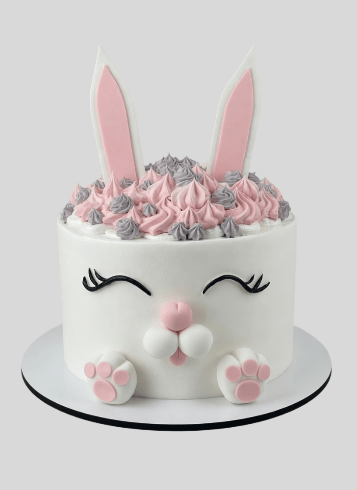 Pleasing Easter Bunny Cake