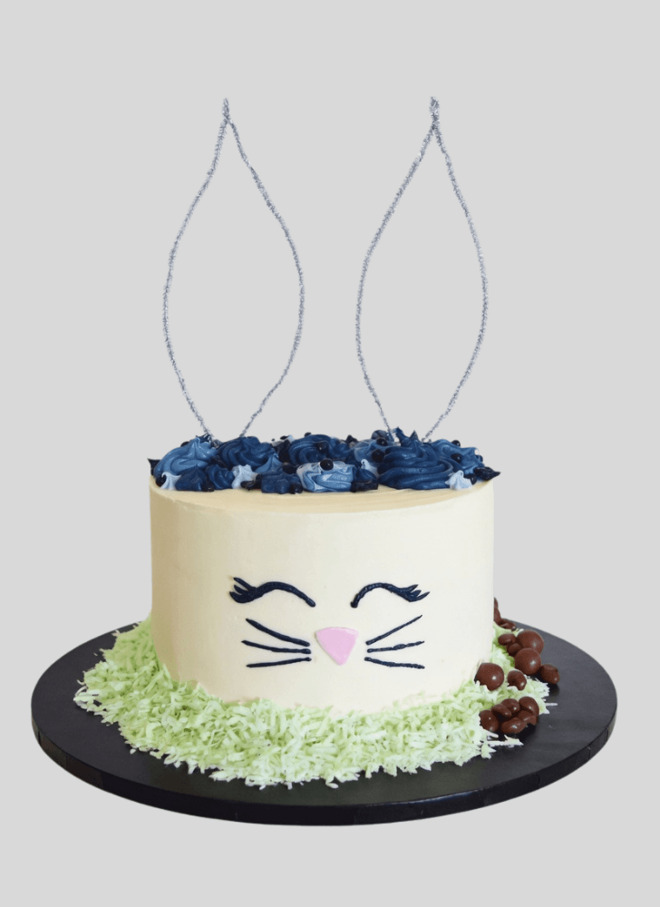 Pretty Easter Bunny Cake