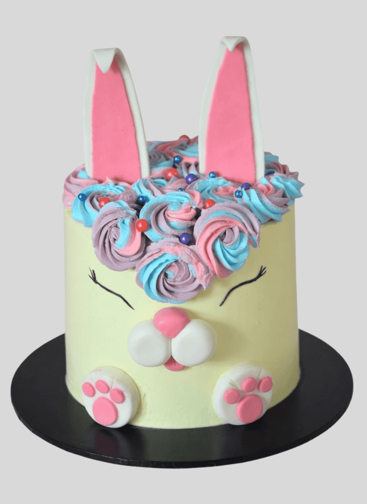 Resplendent Easter Bunny Cake