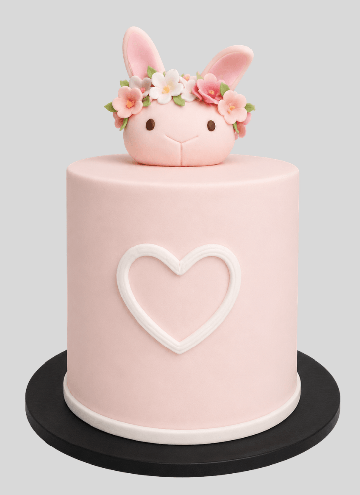 Wonderful Easter Bunny Cake Design