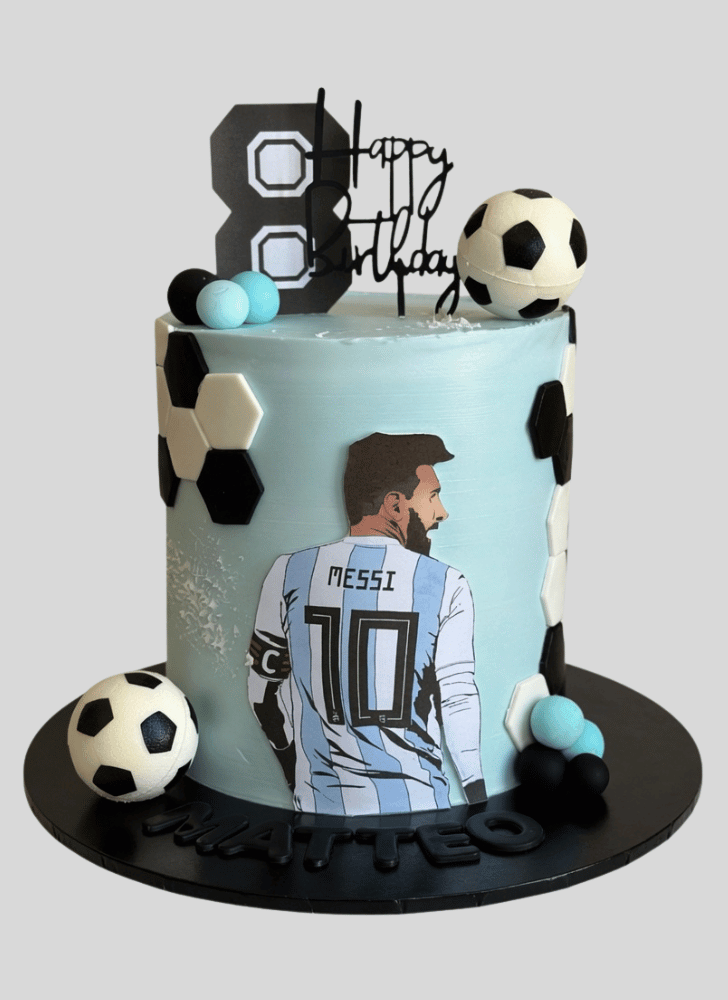 Adorable Football Cake