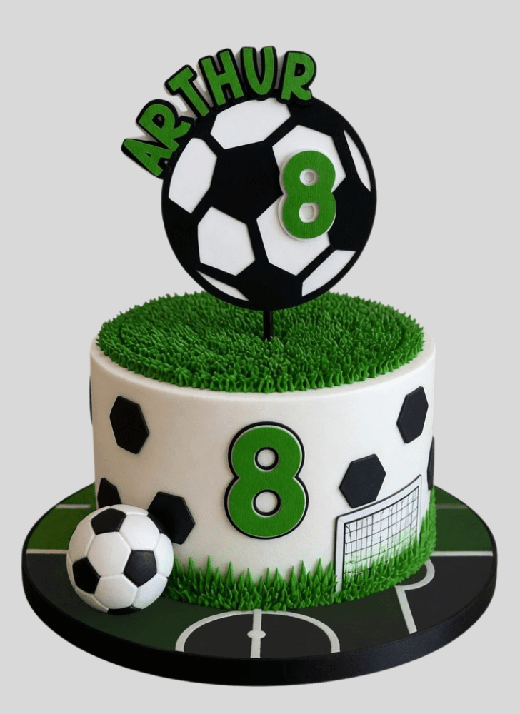 Alluring Football Cake