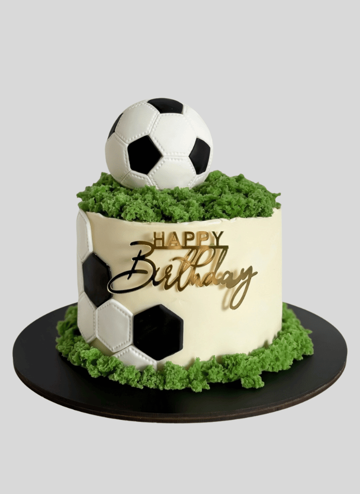 Beauteous Football Cake