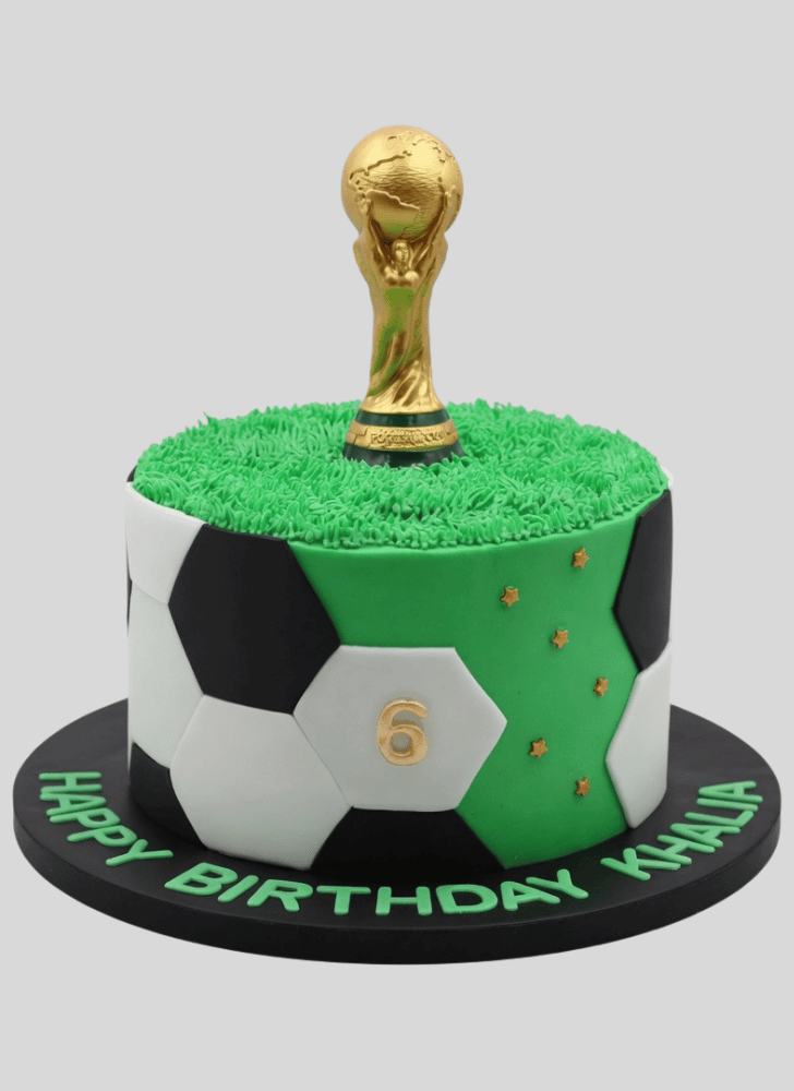 Bewitching Football Cake
