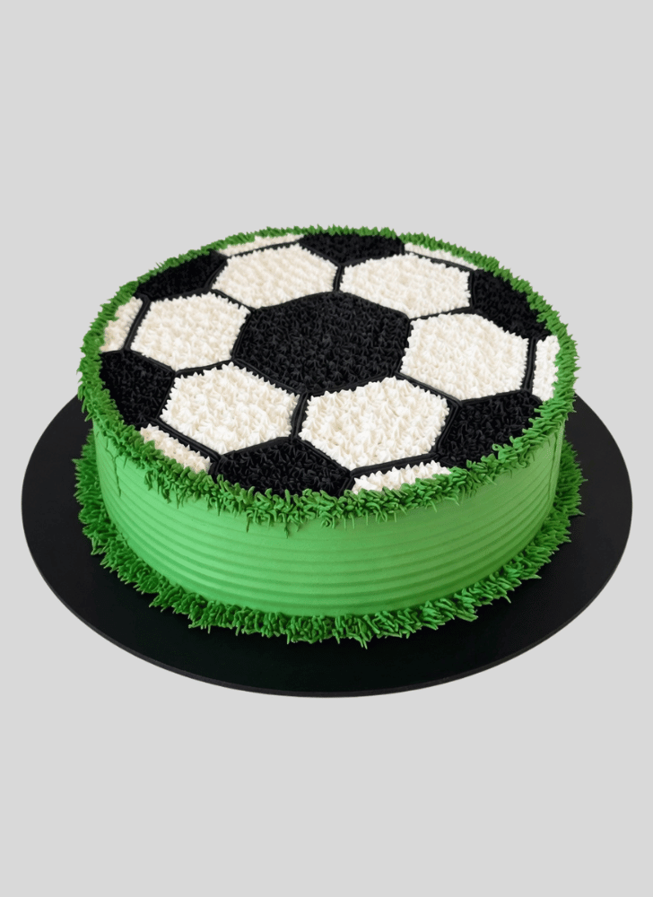 Comely Football Cake