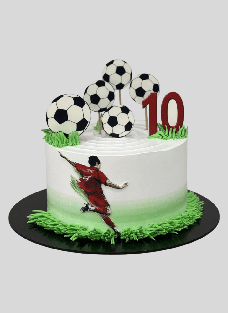 Dazzling Football Cake