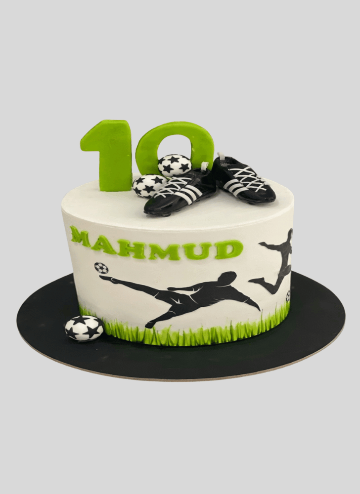Delightful Football Cake