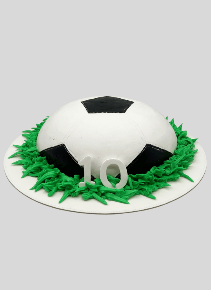 Elegant Football Cake