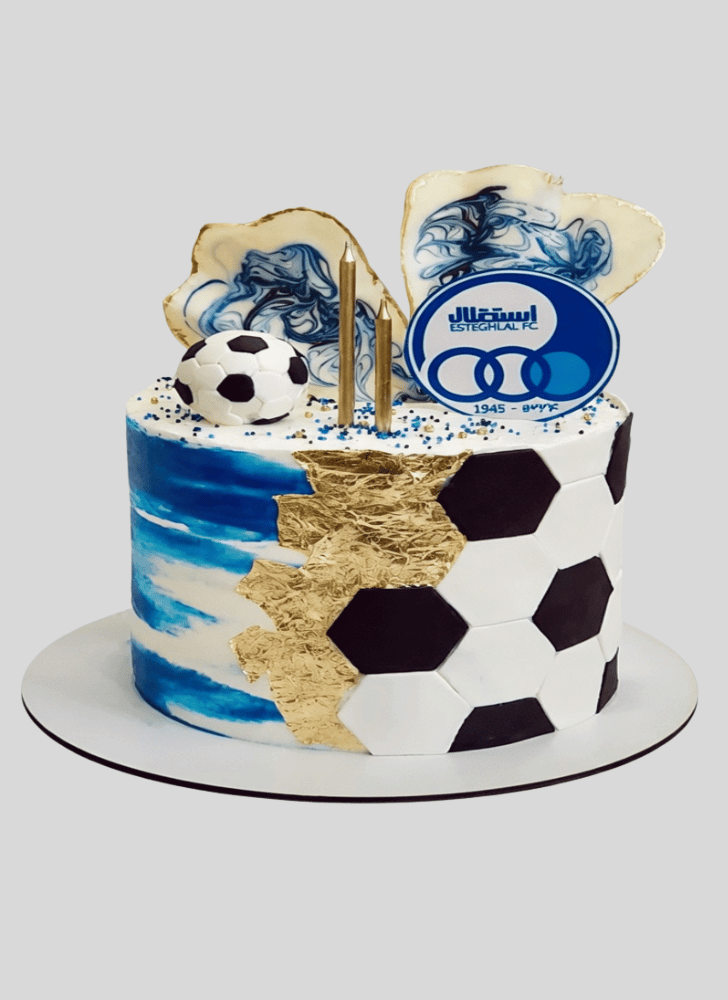 Good Looking Football Cake