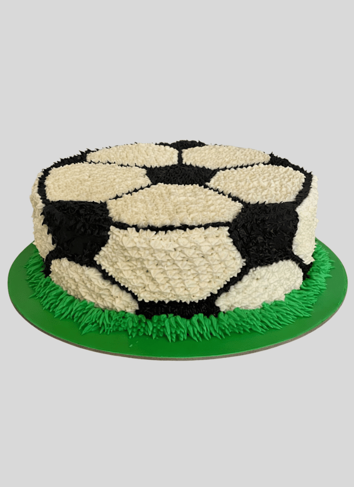 Graceful Football Cake