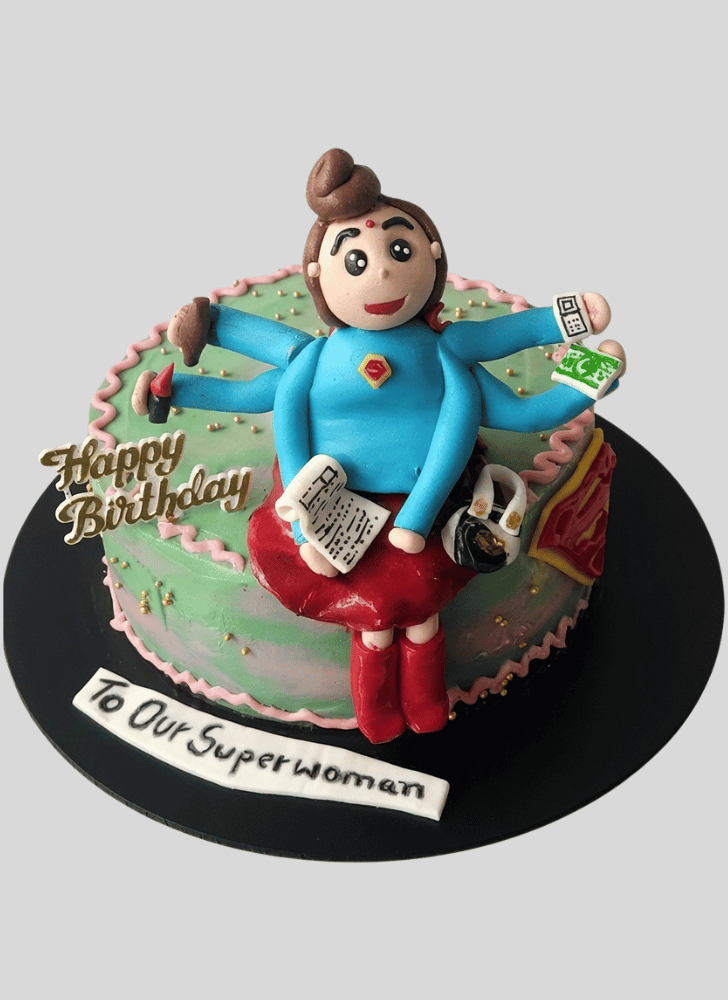 Dazzling Supermom Cake