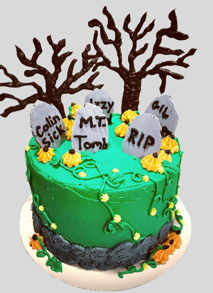 Adorable Tombstone Cake