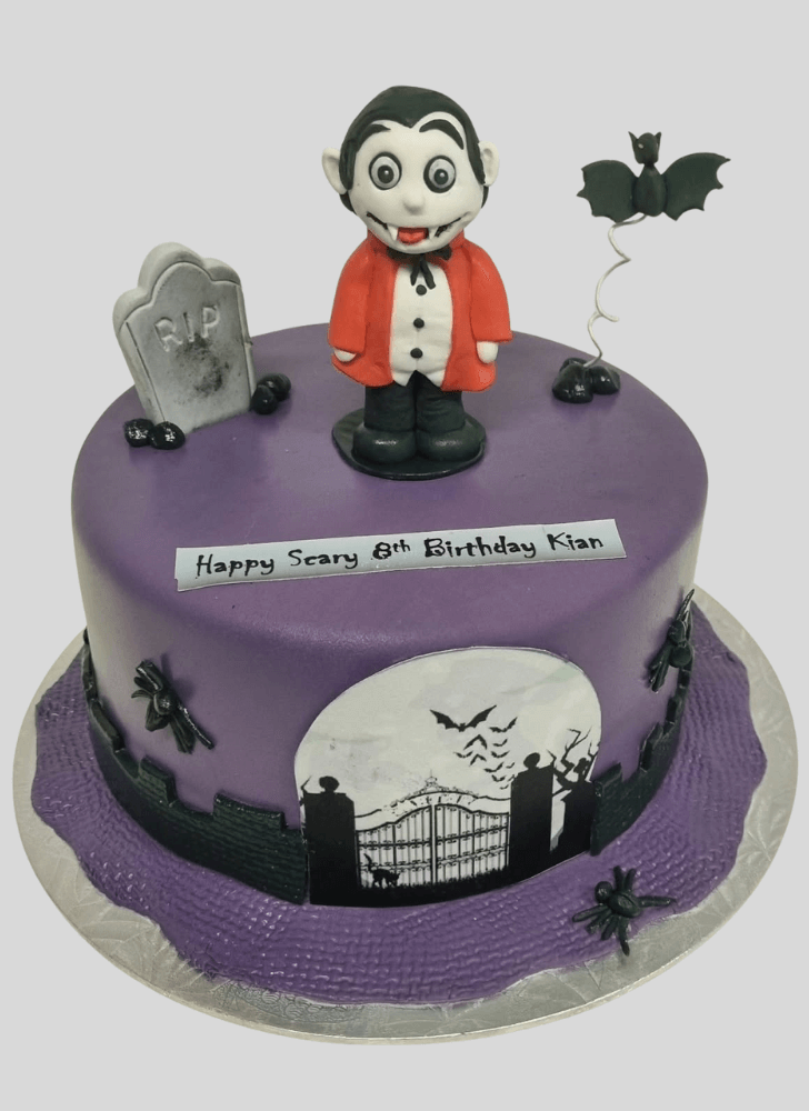 Bewitching Tombstone Cake