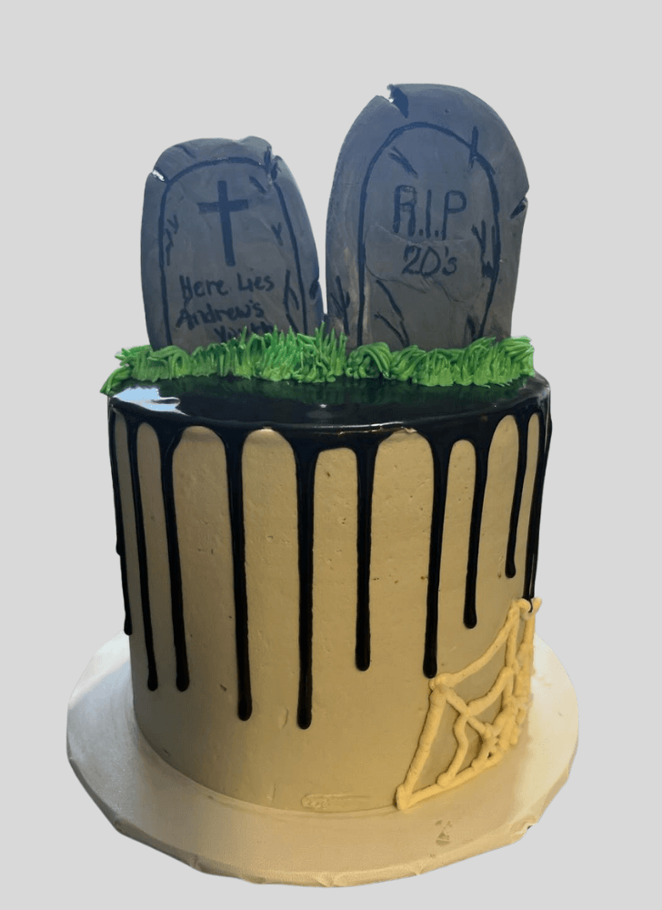 Delicate Tombstone Cake