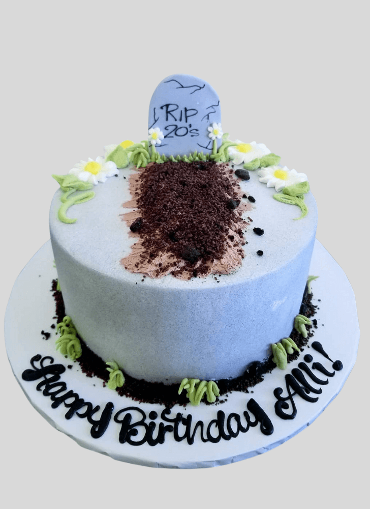 Enticing Tombstone Cake