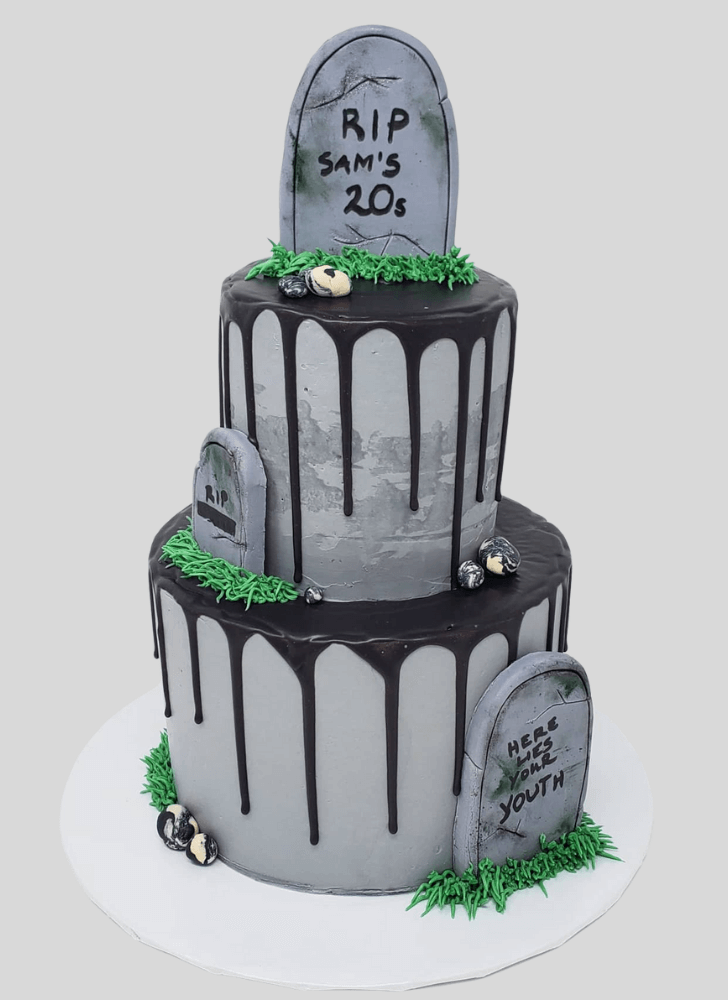 Fair Tombstone Cake