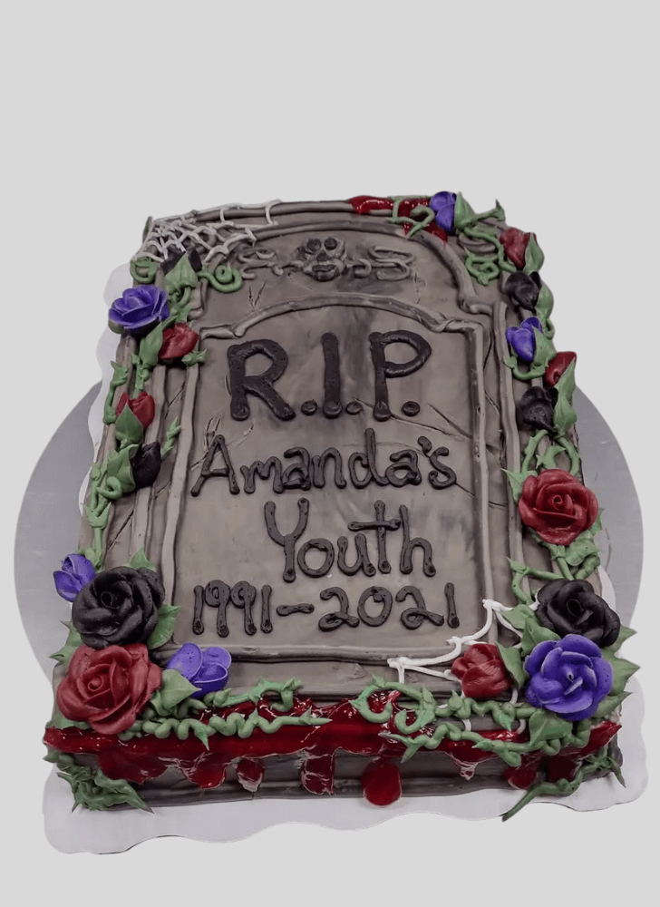 Ravishing Tombstone Cake