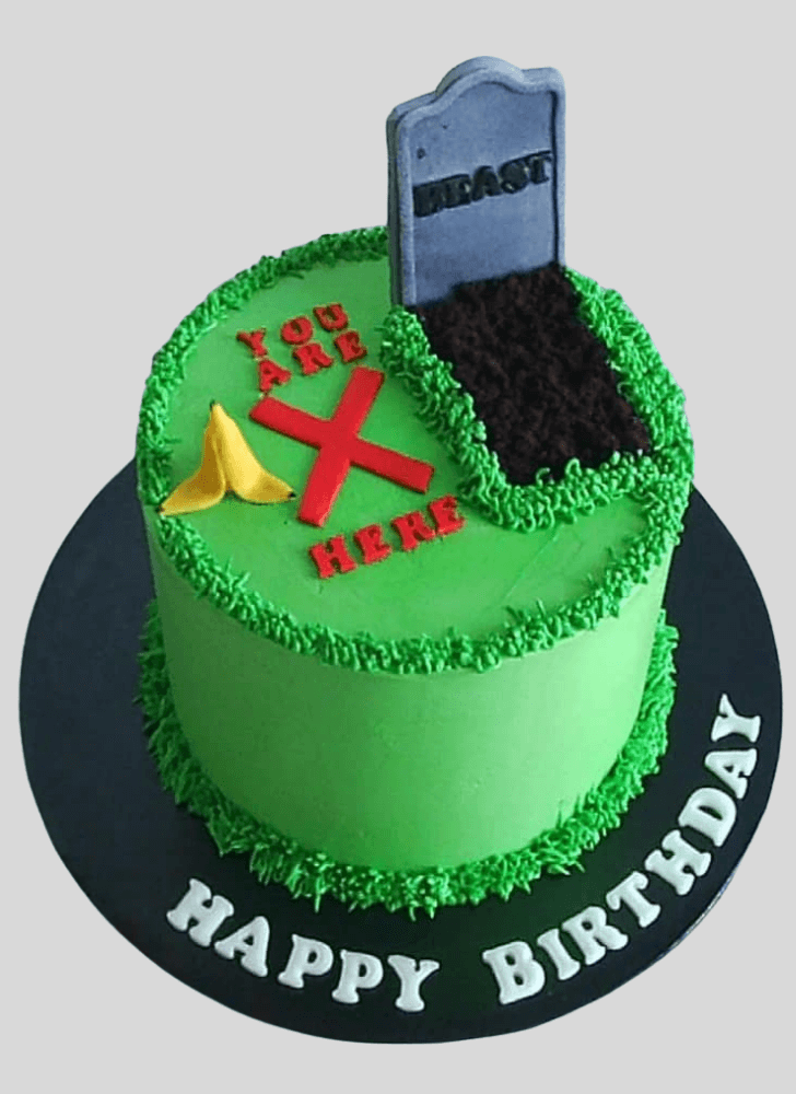 Refined Tombstone Cake