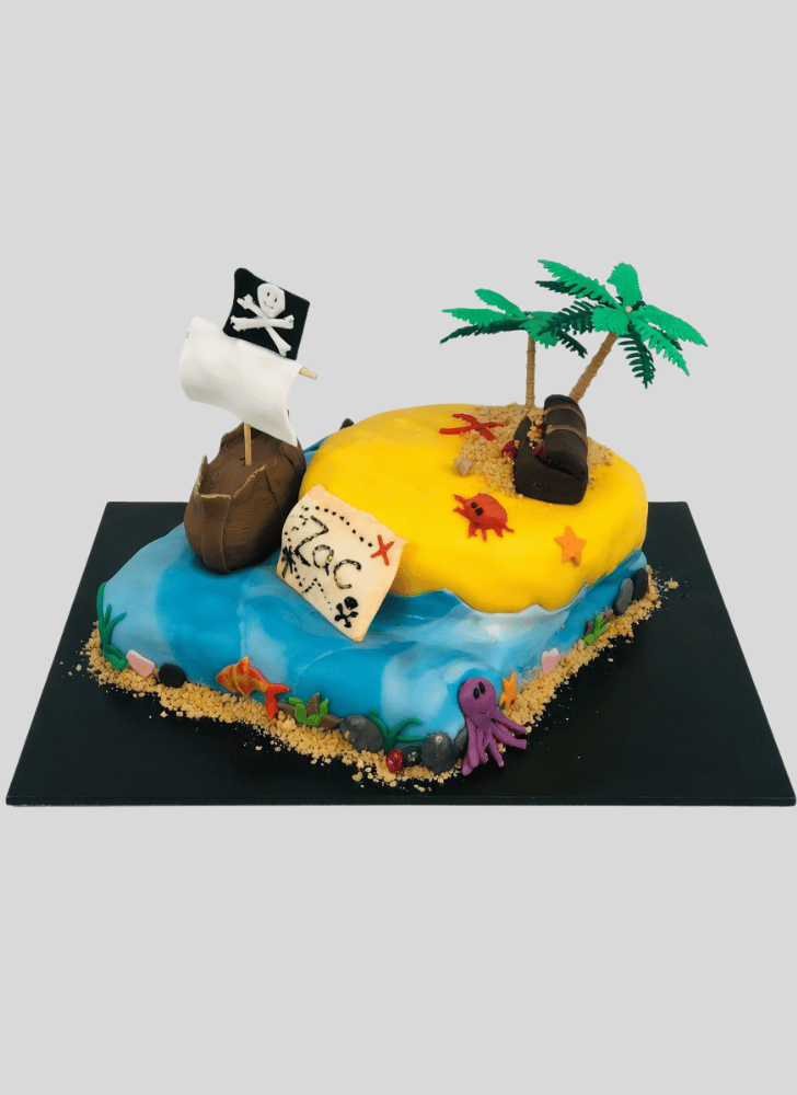 Classy Treasure Island Cake