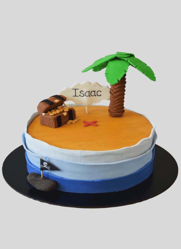 Cute Treasure Island Cake