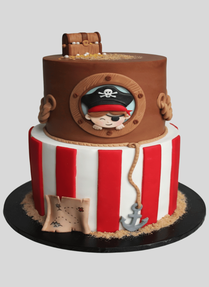 Dazzling Treasure Island Cake