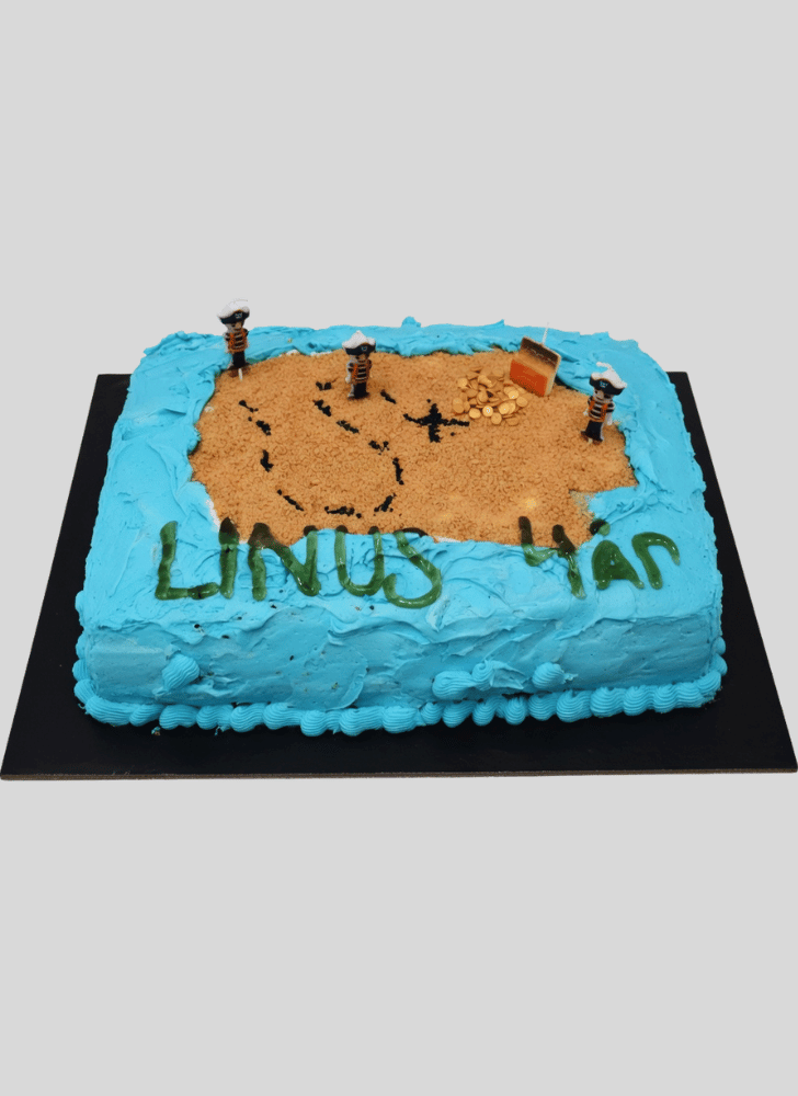 Delicate Treasure Island Cake
