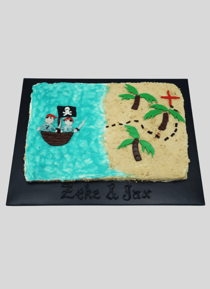 Delightful Treasure Island Cake