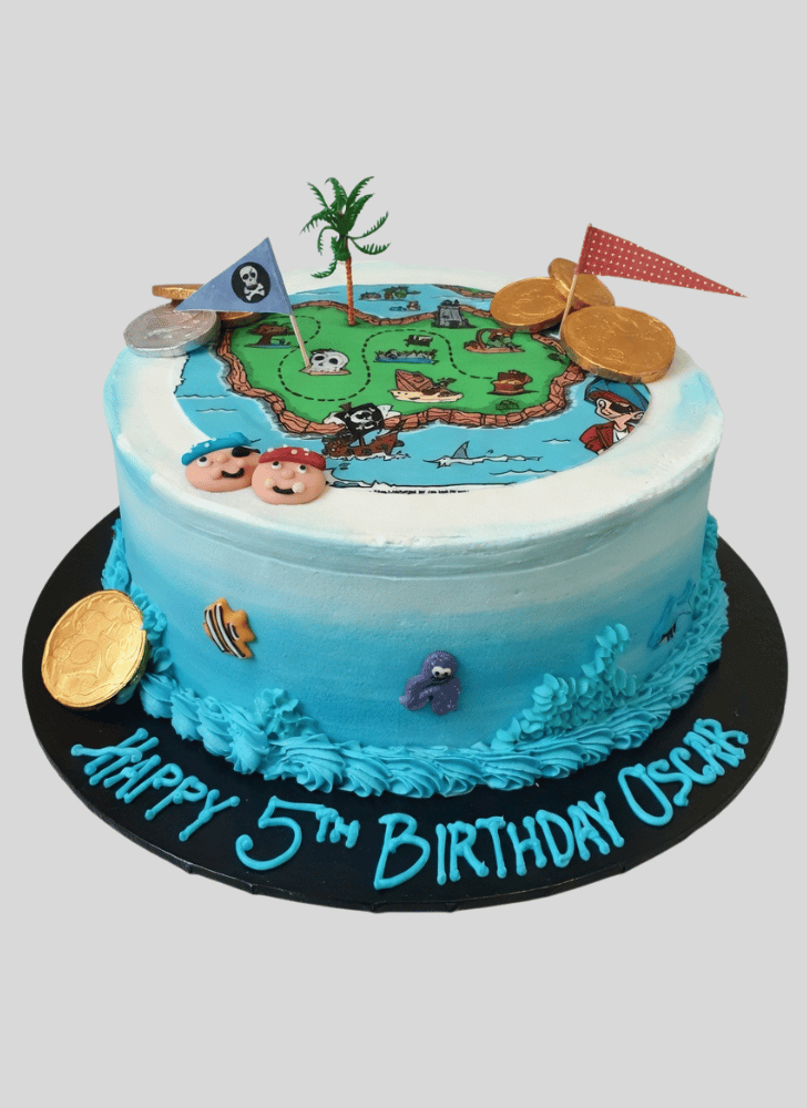 Divine Treasure Island Cake