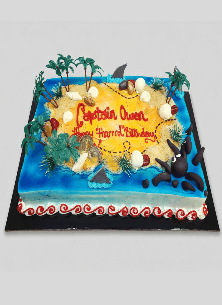 Elegant Treasure Island Cake
