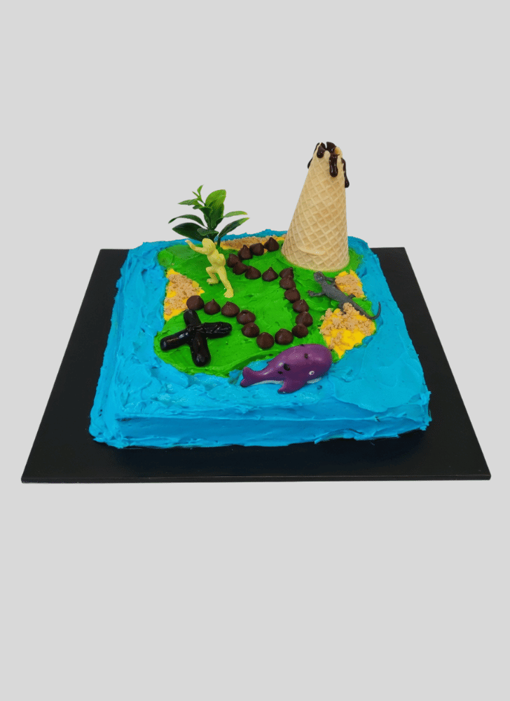 Enthralling Treasure Island Cake