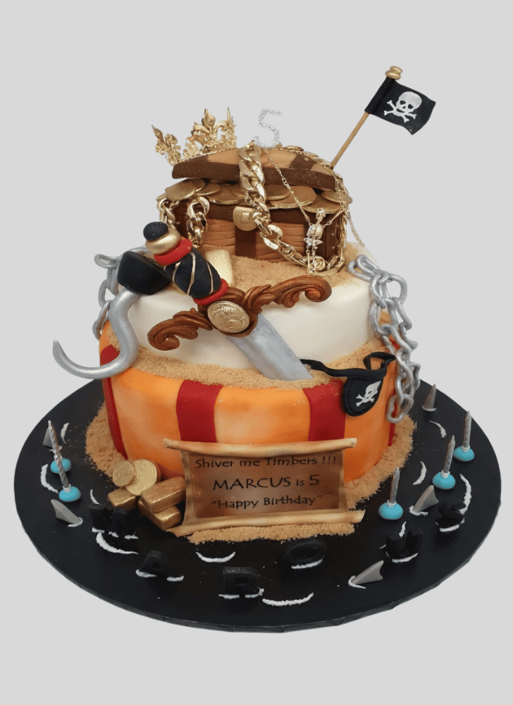 Exquisite Treasure Island Cake