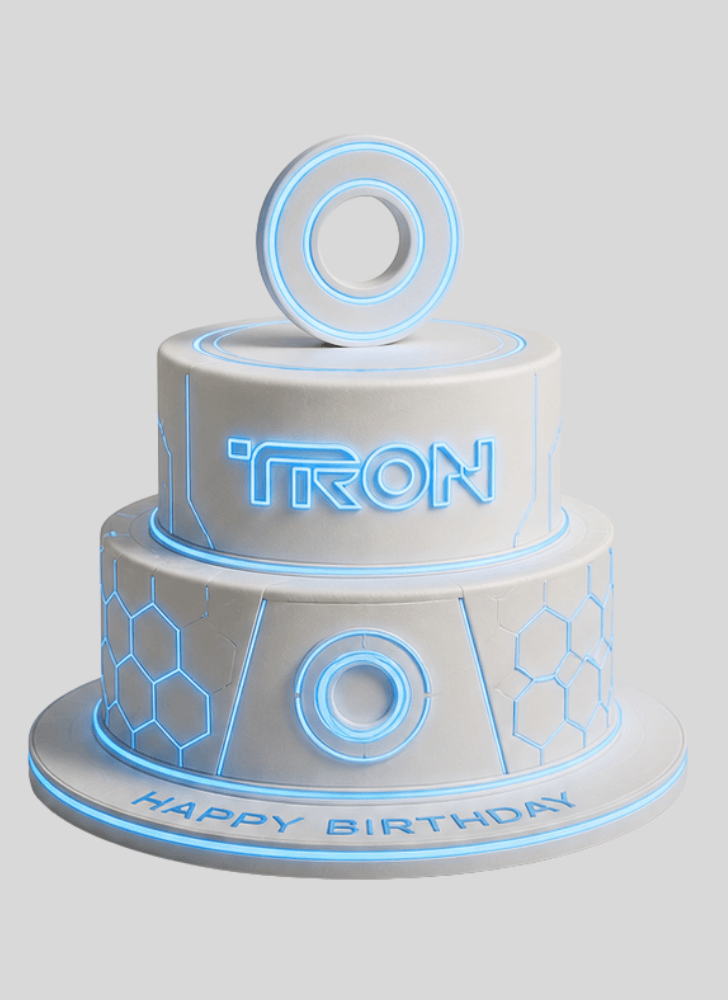Angelic Tron Cake