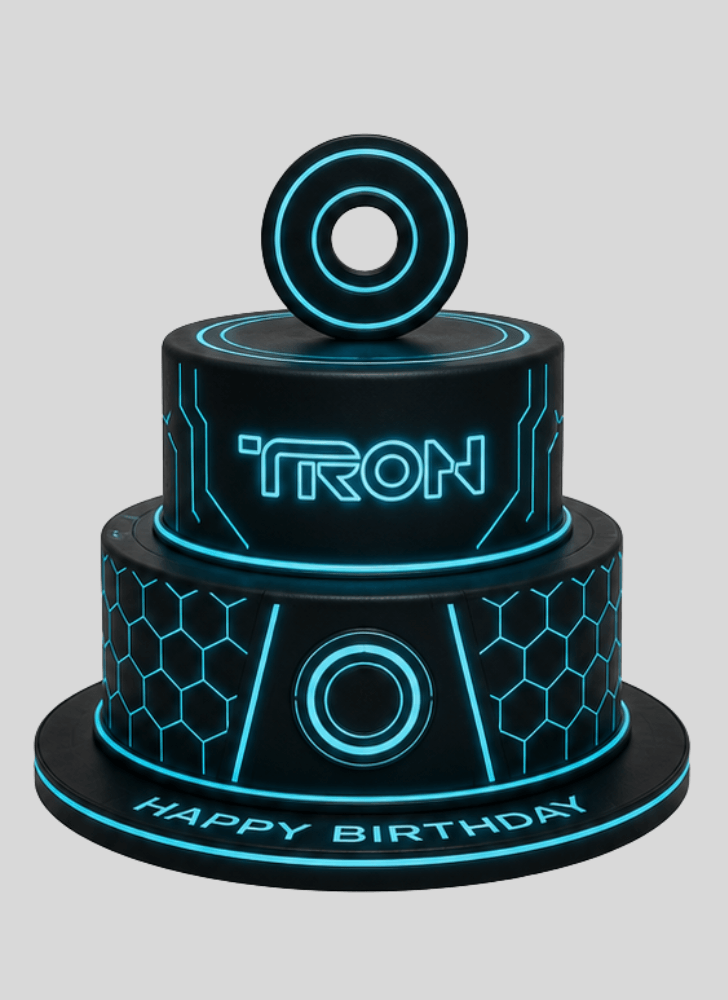 Delicate Tron Cake