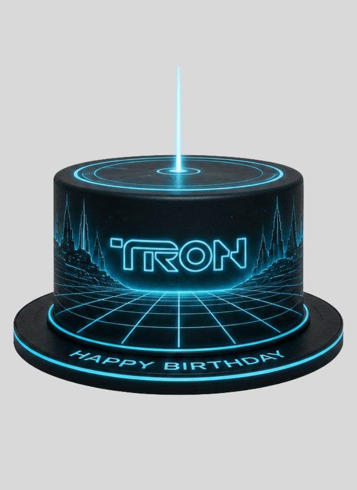 Delightful Tron Cake