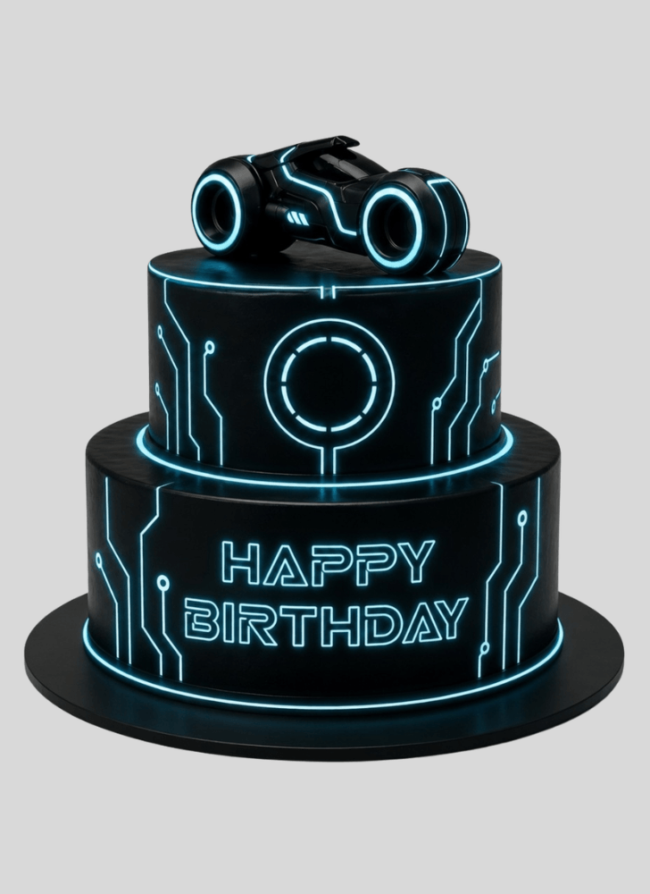 Mesmeric Tron Cake