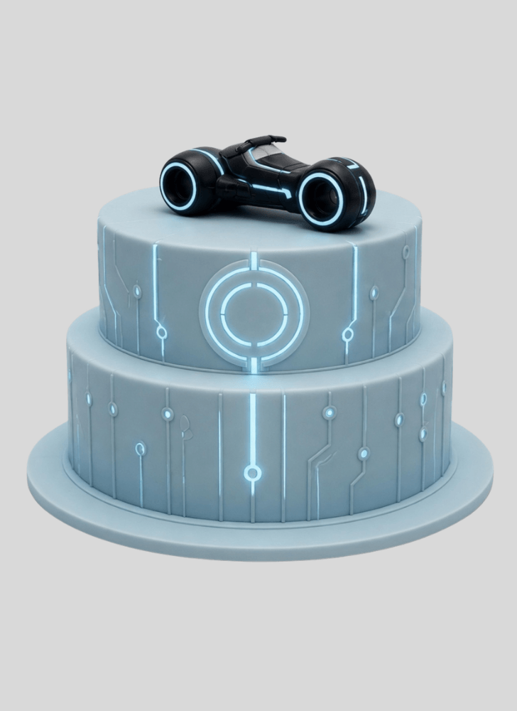 Shapely Tron Cake