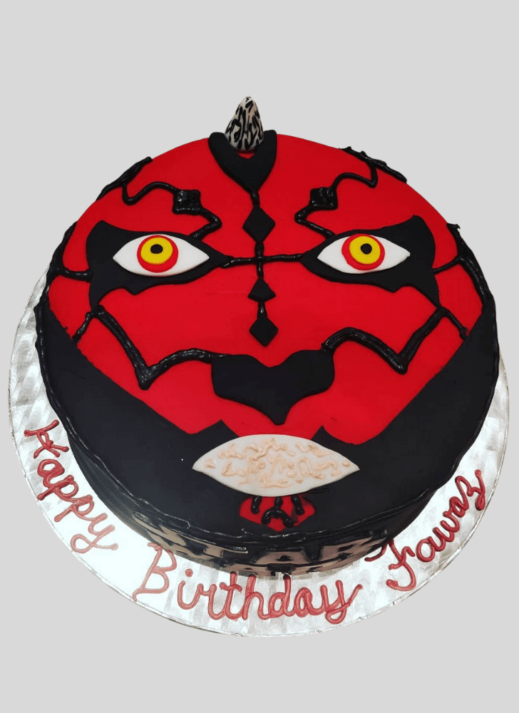 Admirable Darth Maul Cake Design