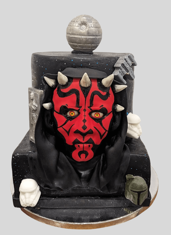 Angelic Darth Maul Cake