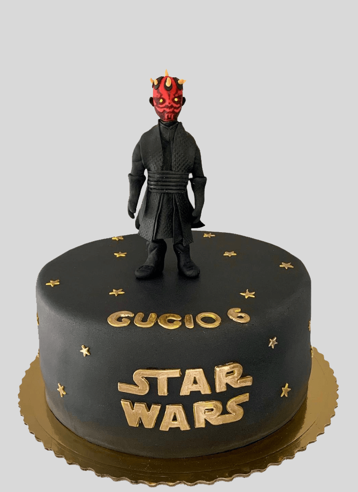 Beauteous Darth Maul Cake